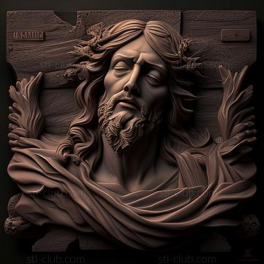 3D model st jesus (STL)